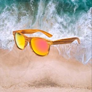 ⭐️2/$15 Wood Effect Wayfarer Sunglasses
